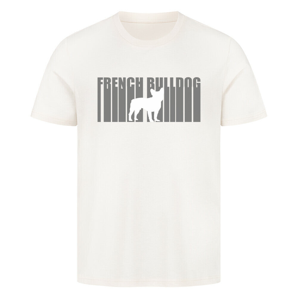 Premium T-Shirt "Frenchie - Lines" Natural Raw – hunde-shirt.de