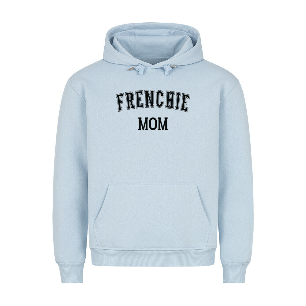 Premium Hoodie "Frenchie - MOM" Babyblau – hunde-shirt.de