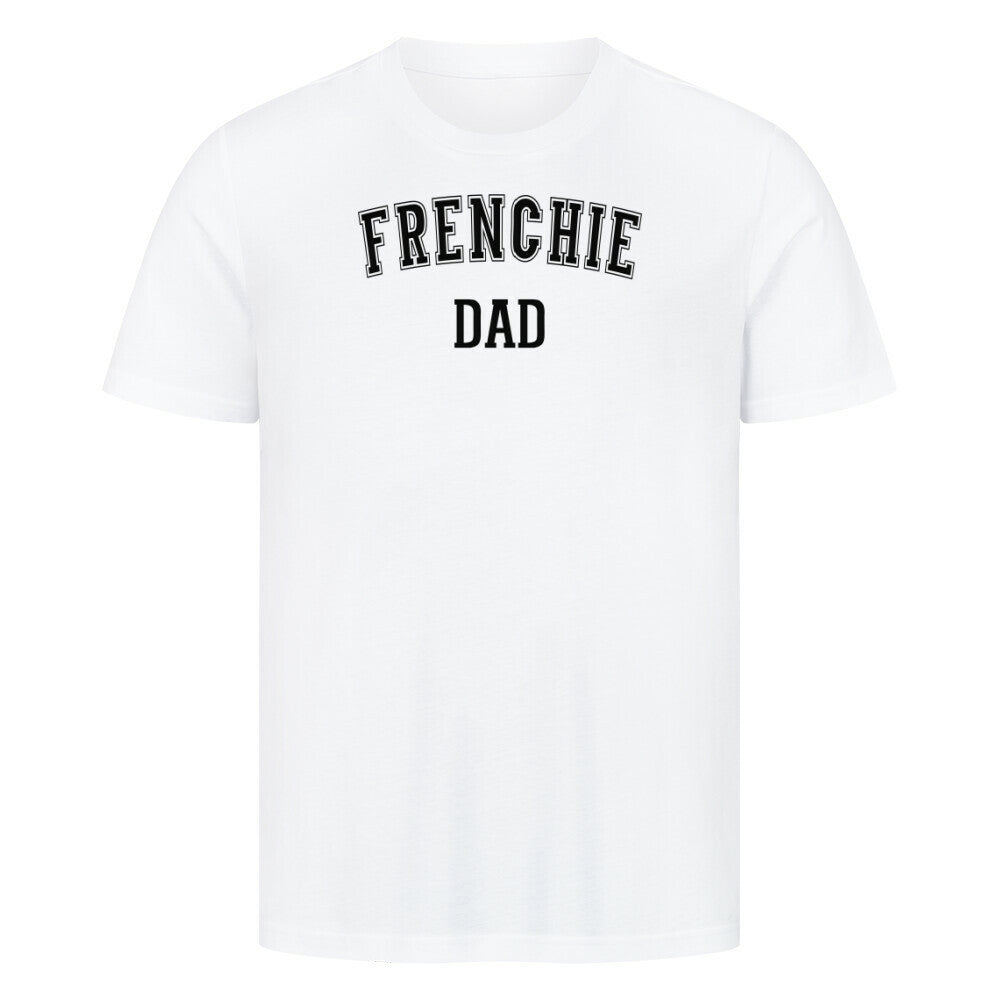 Premium T-Shirt "Frenchie - DAD" Weiß – hunde-shirt.de