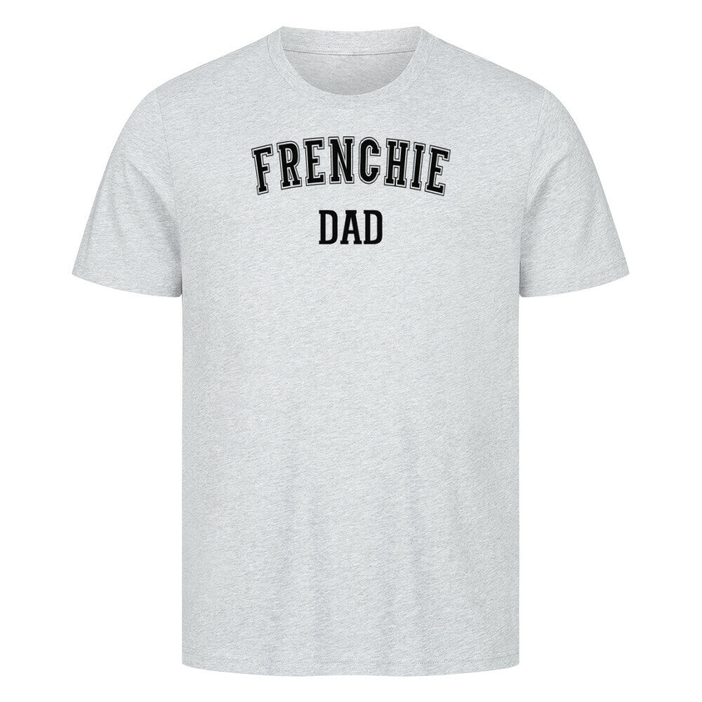Premium T-Shirt "Frenchie - DAD" Heather Grey – hunde-shirt.de