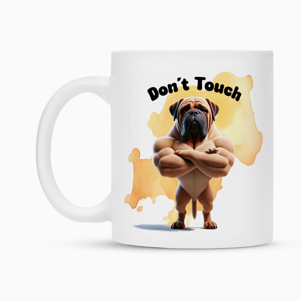 Tasse "English Mastiff - Don´t touch" – hunde-shirt.de