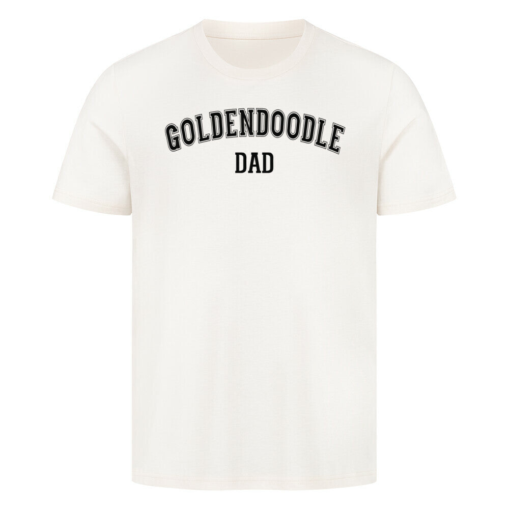 Premium T-Shirt "Golden Doodle - DAD" Natural Raw – hunde-shirt.de