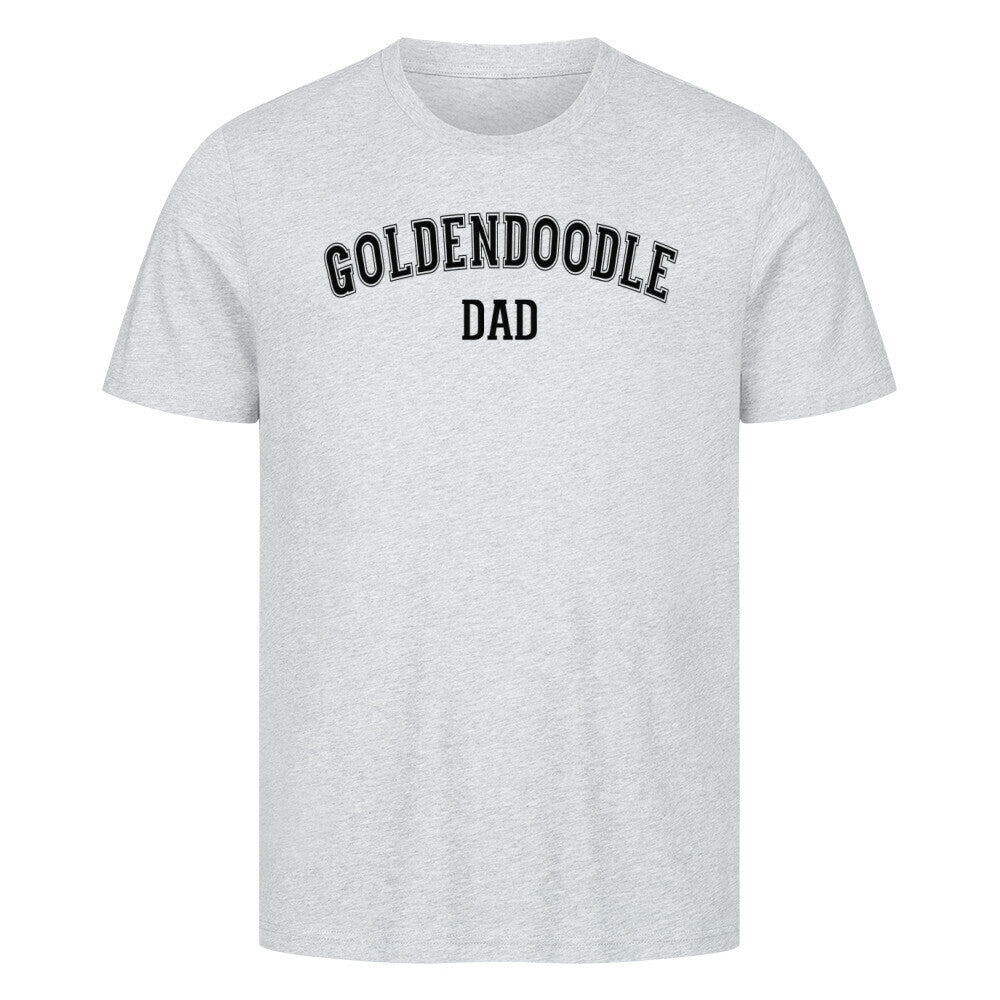 Premium T-Shirt "Golden Doodle - DAD" Heather Grey – hunde-shirt.de