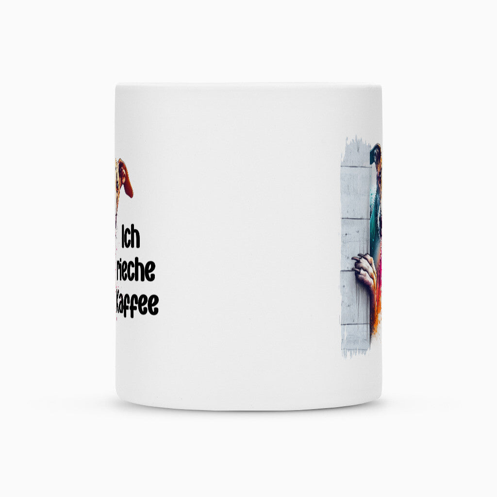 Tasse "Greyhound - Ich rieche Kaffee" – hunde-shirt.de