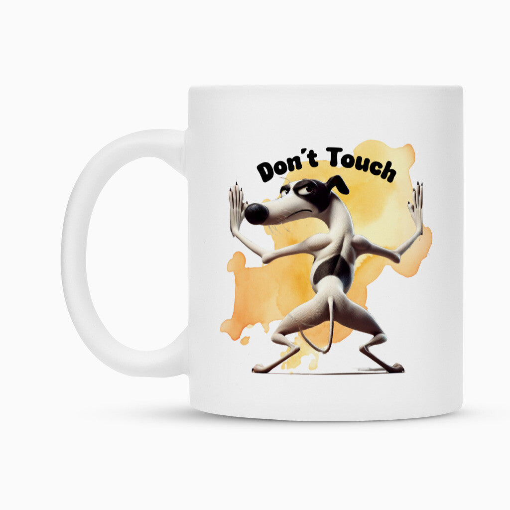 Tasse "Greyhound - Don´t touch" – hunde-shirt.de