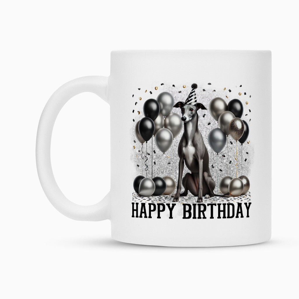 Tasse "Greyhound - Happy Birthday" – hunde-shirt.de