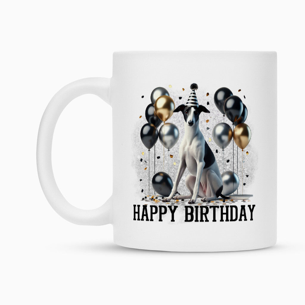 Tasse "Greyhound - Happy Birthday III" – hunde-shirt.de