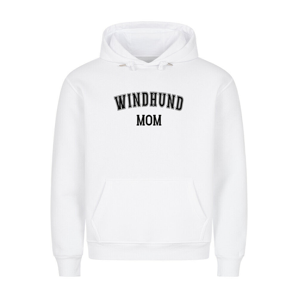 Premium Hoodie "Windhund - MOM" Weiß – hunde-shirt.de