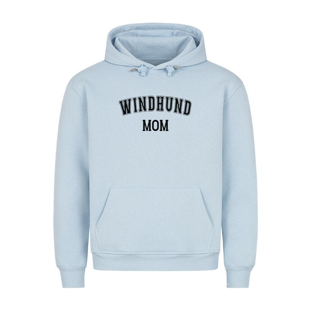 Premium Hoodie "Windhund - MOM" Babyblau – hunde-shirt.de