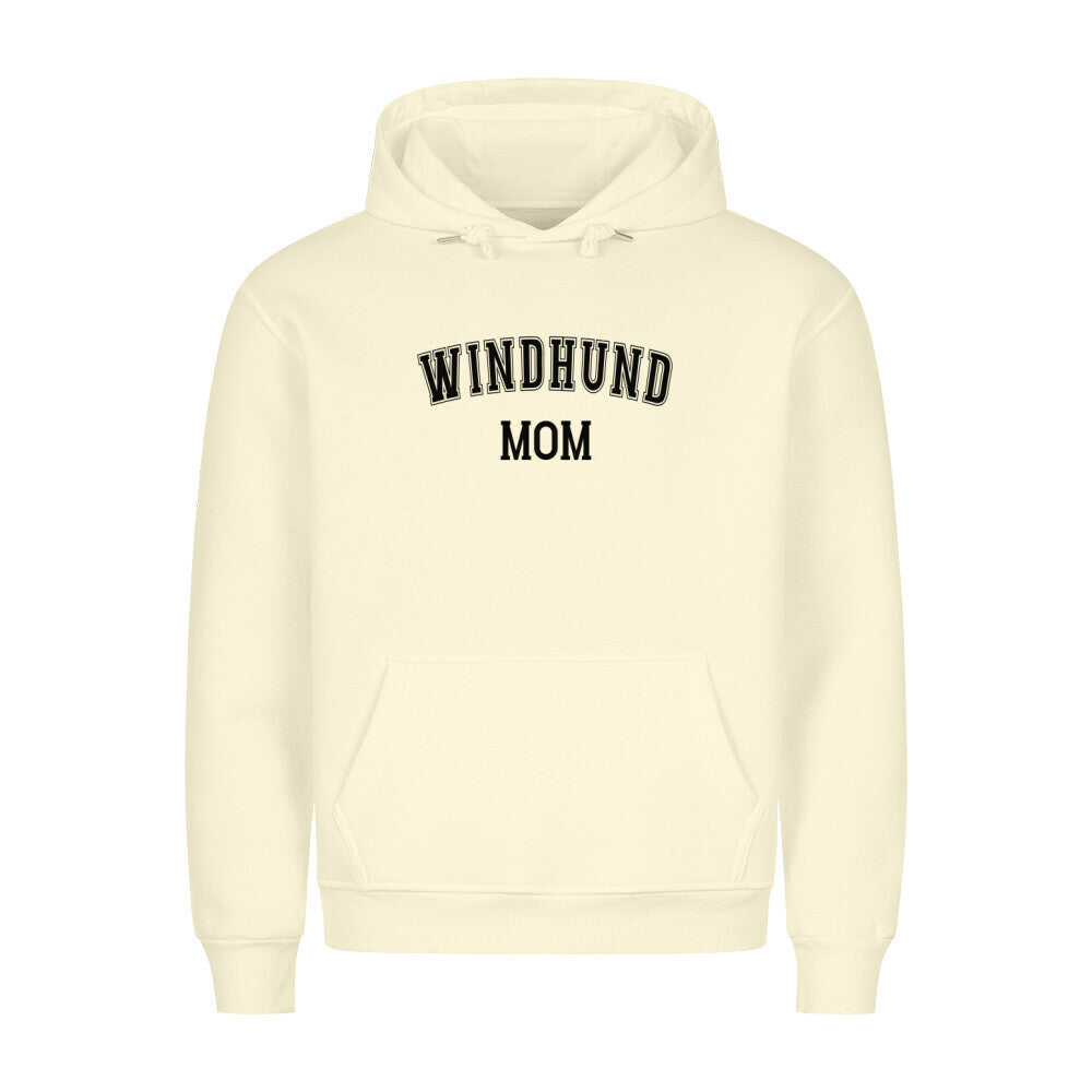 Premium Hoodie "Windhund - MOM" Beige – hunde-shirt.de