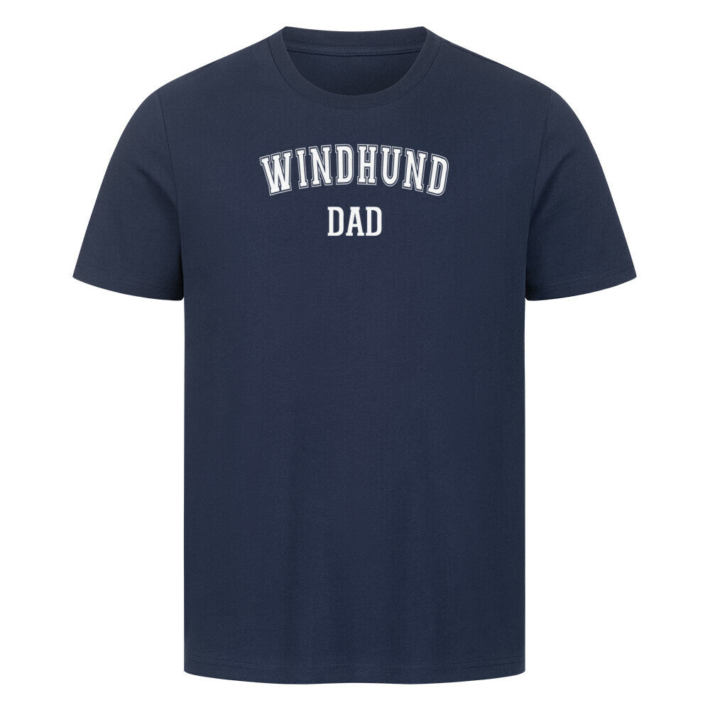 Premium T-Shirt "Windhund - DAD" French Navy – hunde-shirt.de