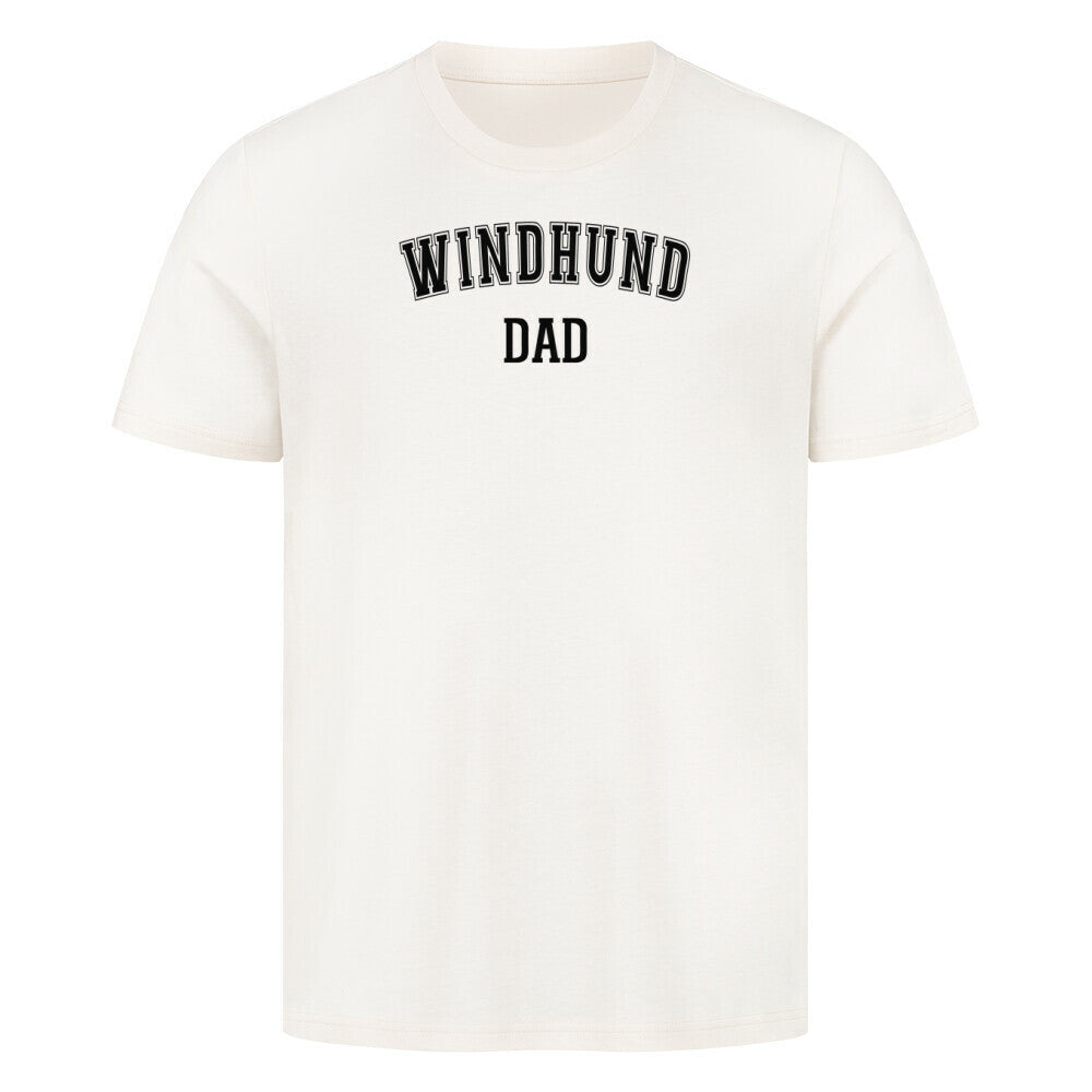 Premium T-Shirt "Windhund - DAD" Natural Raw – hunde-shirt.de