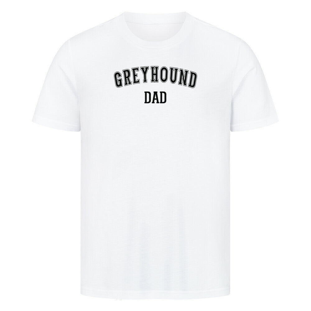 Premium T-Shirt "Greyhound - DAD" Weiß – hunde-shirt.de
