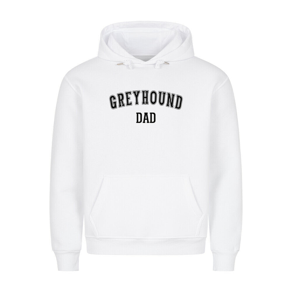 Premium Hoodie "Greyhound - DAD" Weiß – hunde-shirt.de