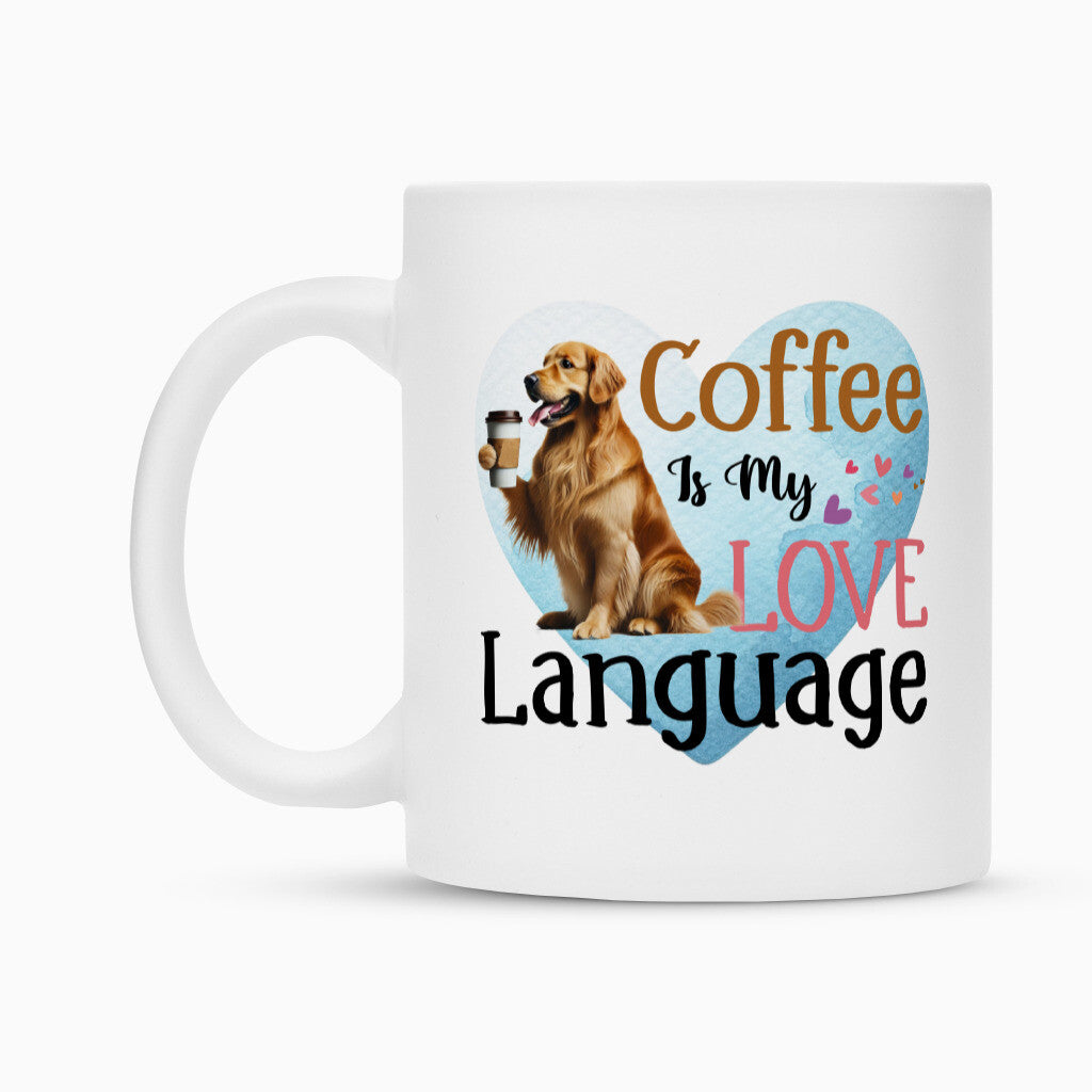 Tasse "Golden Retriever - Love Language" – hunde-shirt.de