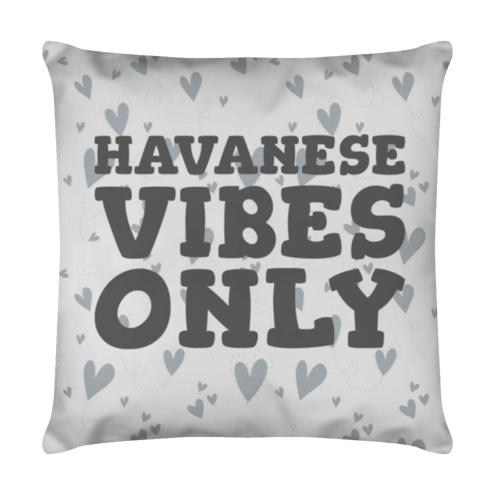 Kissen "Havaneser - Vibes" Weiß – hunde-shirt.de