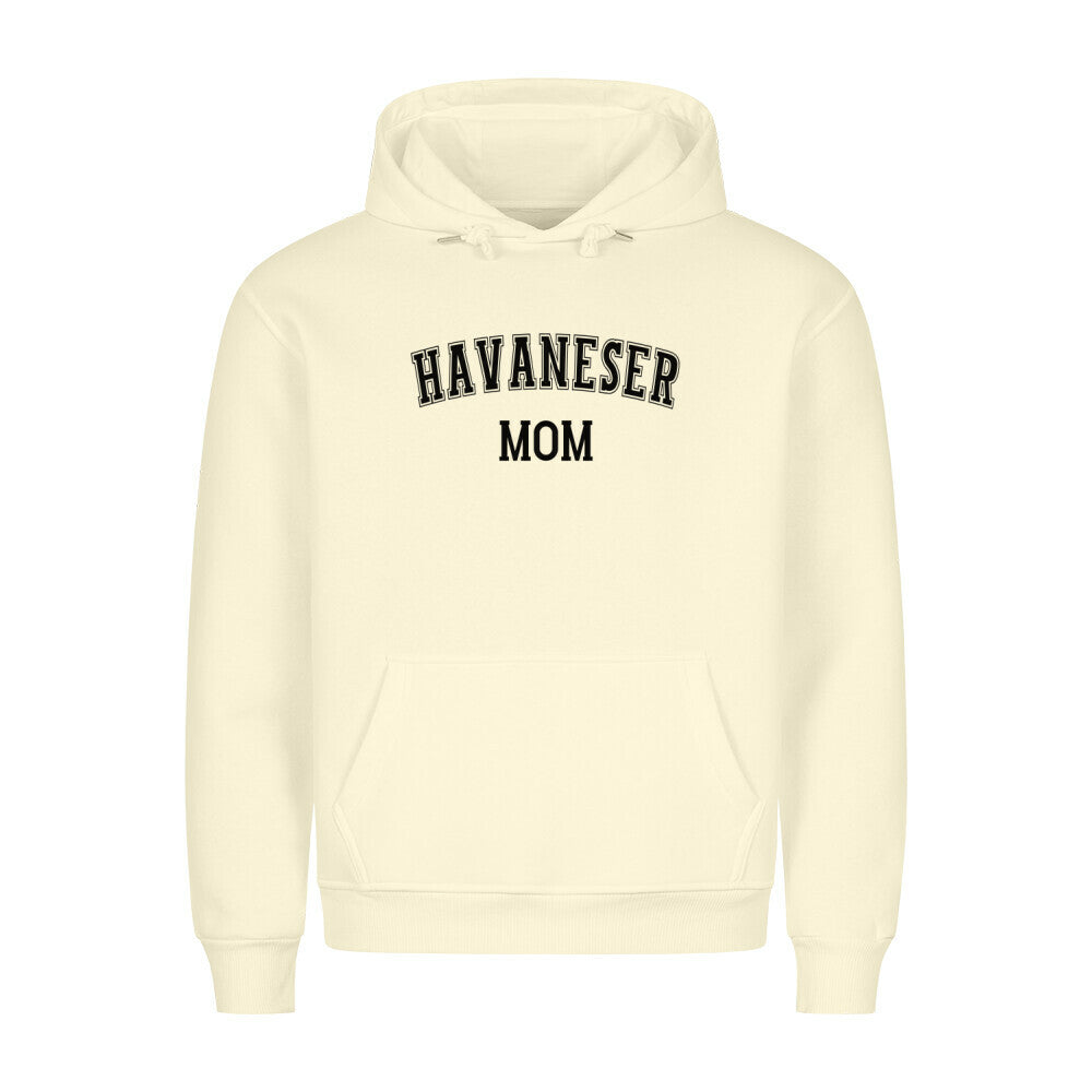Premium Hoodie "Havaneser - MOM" Beige – hunde-shirt.de