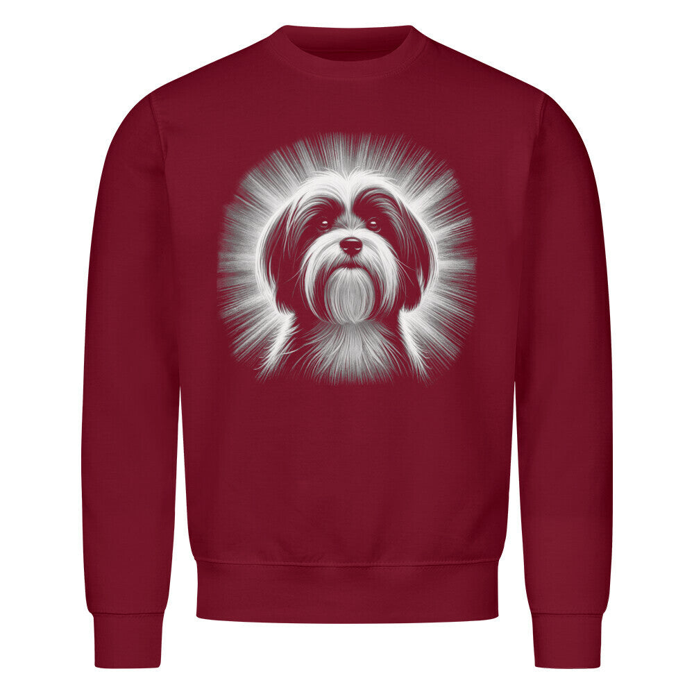 Premium Sweatshirt "Havaneser - Bright" Burgunder – hunde-shirt.de