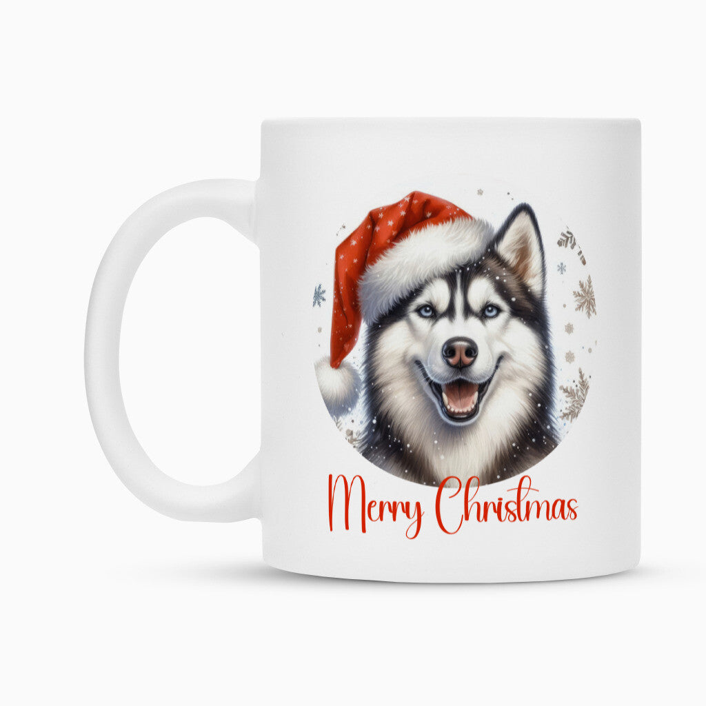 Tasse "Husky - Merry Christmas" – hunde-shirt.de