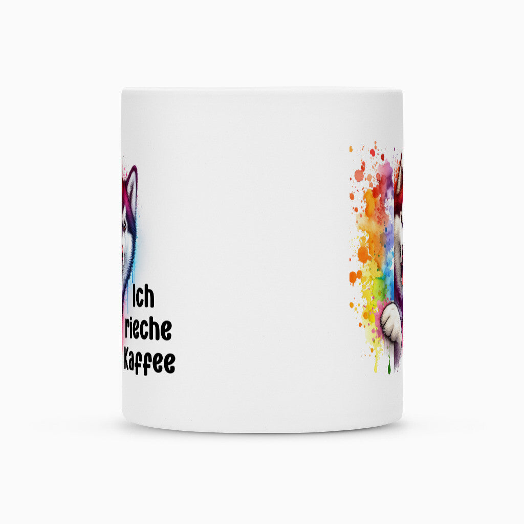 Tasse "Husky - Ich rieche Kaffee" – hunde-shirt.de
