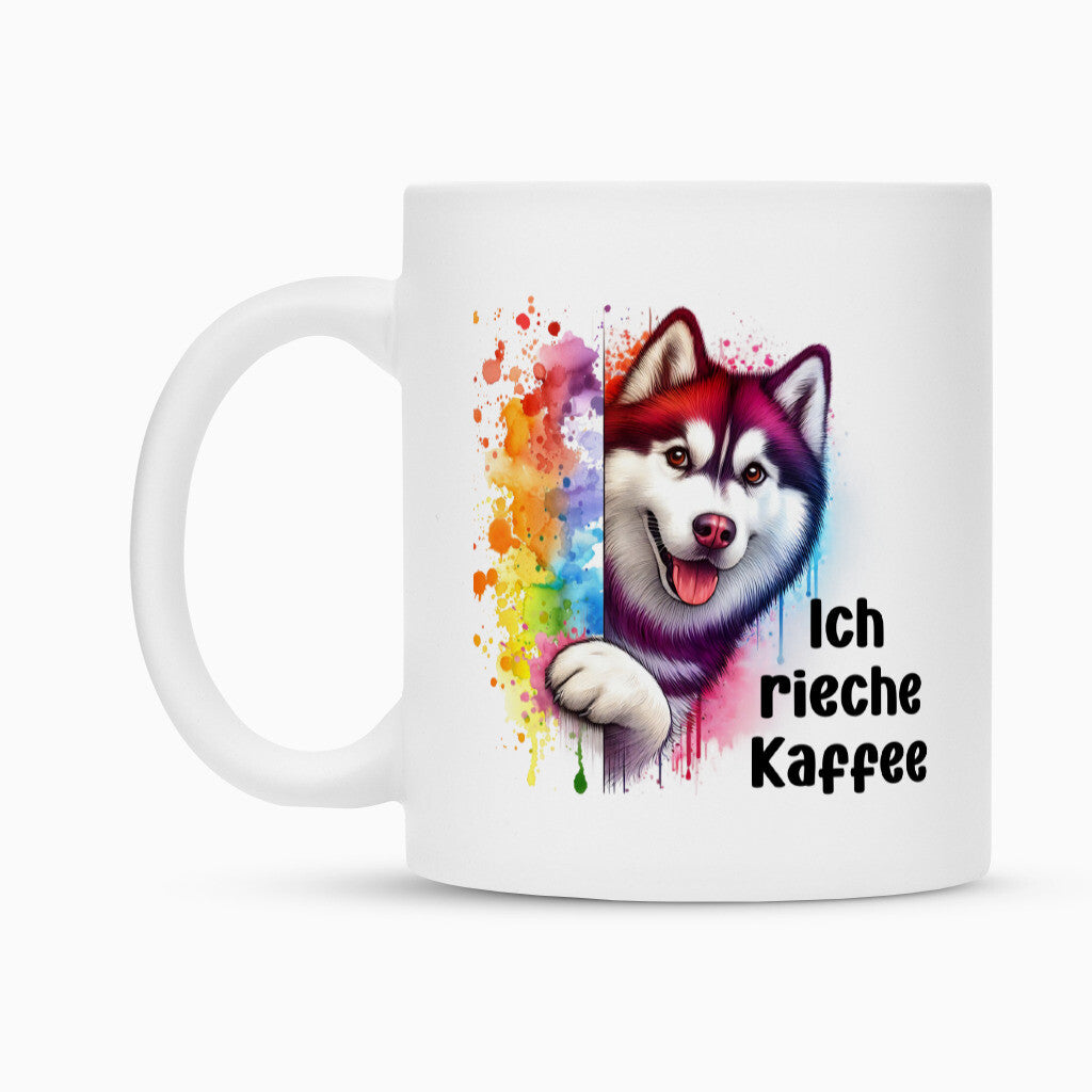 Tasse "Husky - Ich rieche Kaffee" – hunde-shirt.de