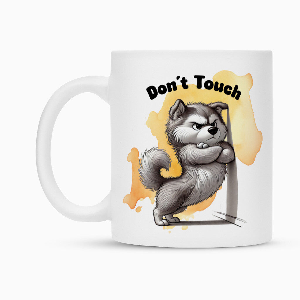 Tasse "Husky - Don´t touch" – hunde-shirt.de