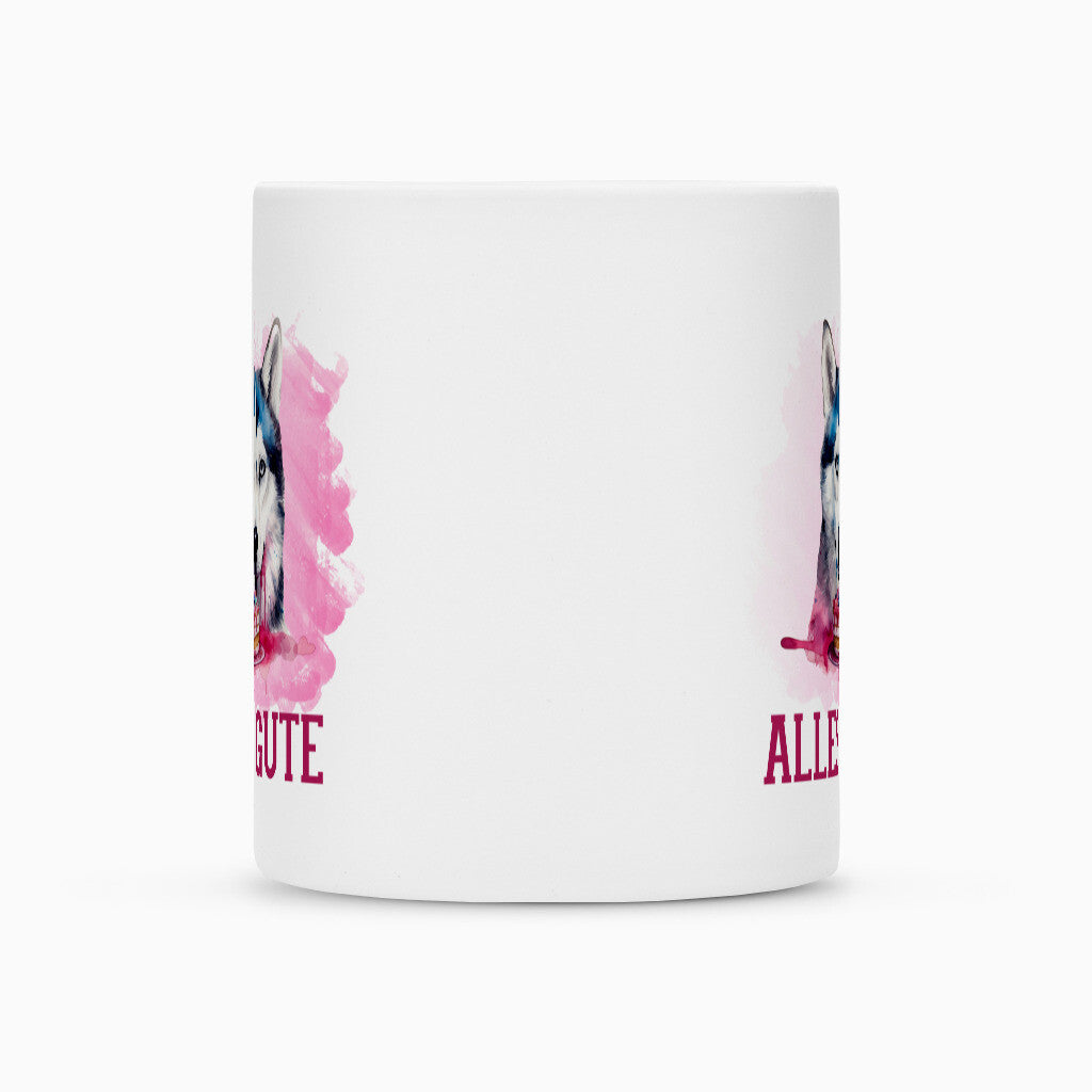 Tasse "Husky - Alles Gute" – hunde-shirt.de