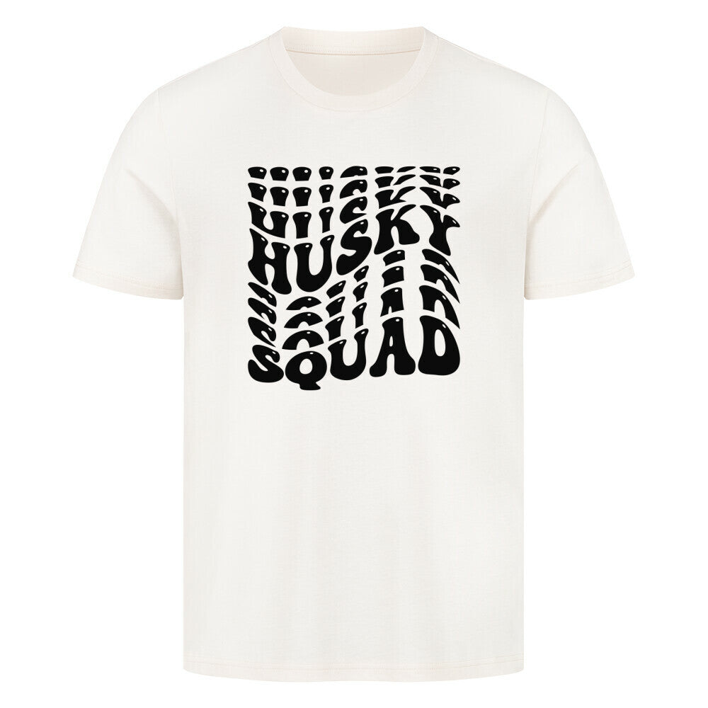 Premium T-Shirt "Husky - Squad" Natural Raw – hunde-shirt.de