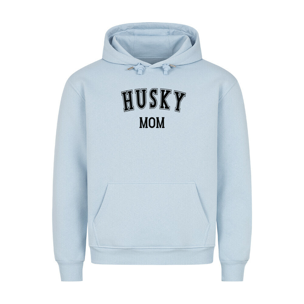 Premium Hoodie "Husky - MOM" Babyblau – hunde-shirt.de