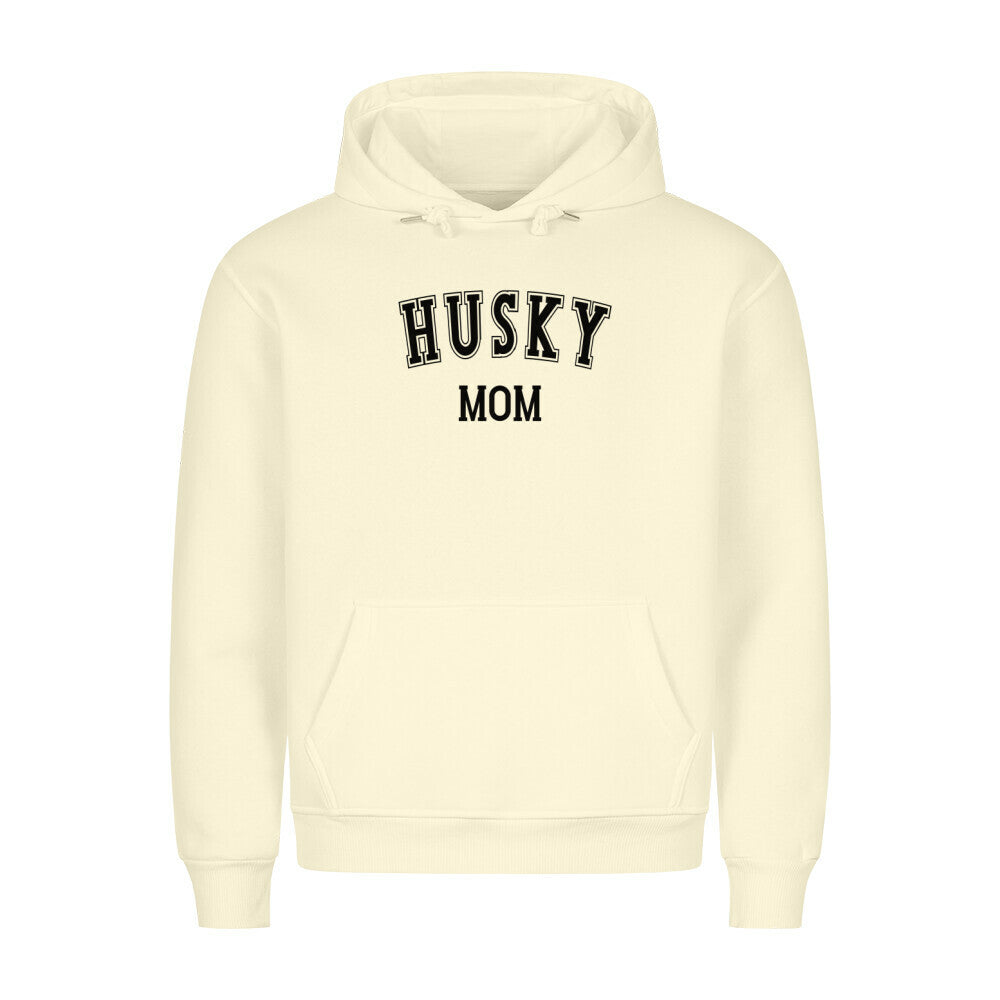 Premium Hoodie "Husky - MOM" Beige – hunde-shirt.de