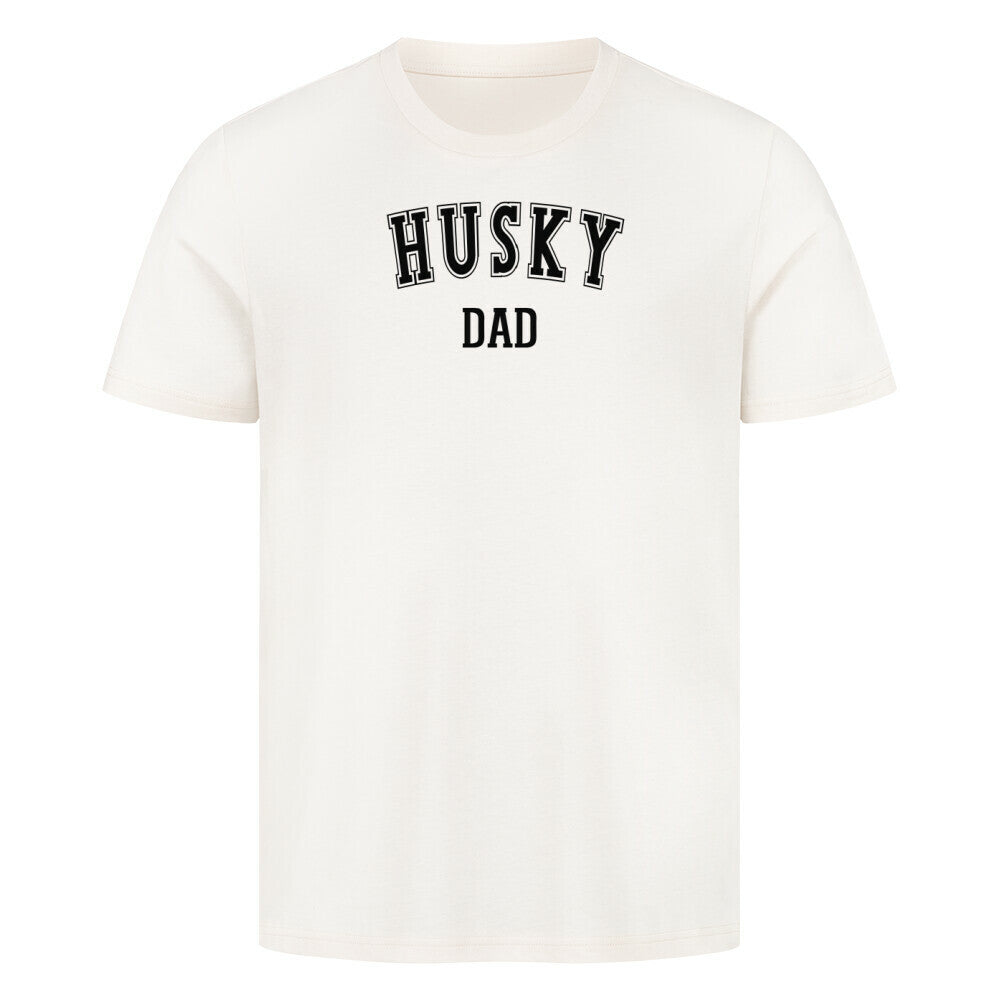 Premium T-Shirt "Husky - DAD" Natural Raw – hunde-shirt.de