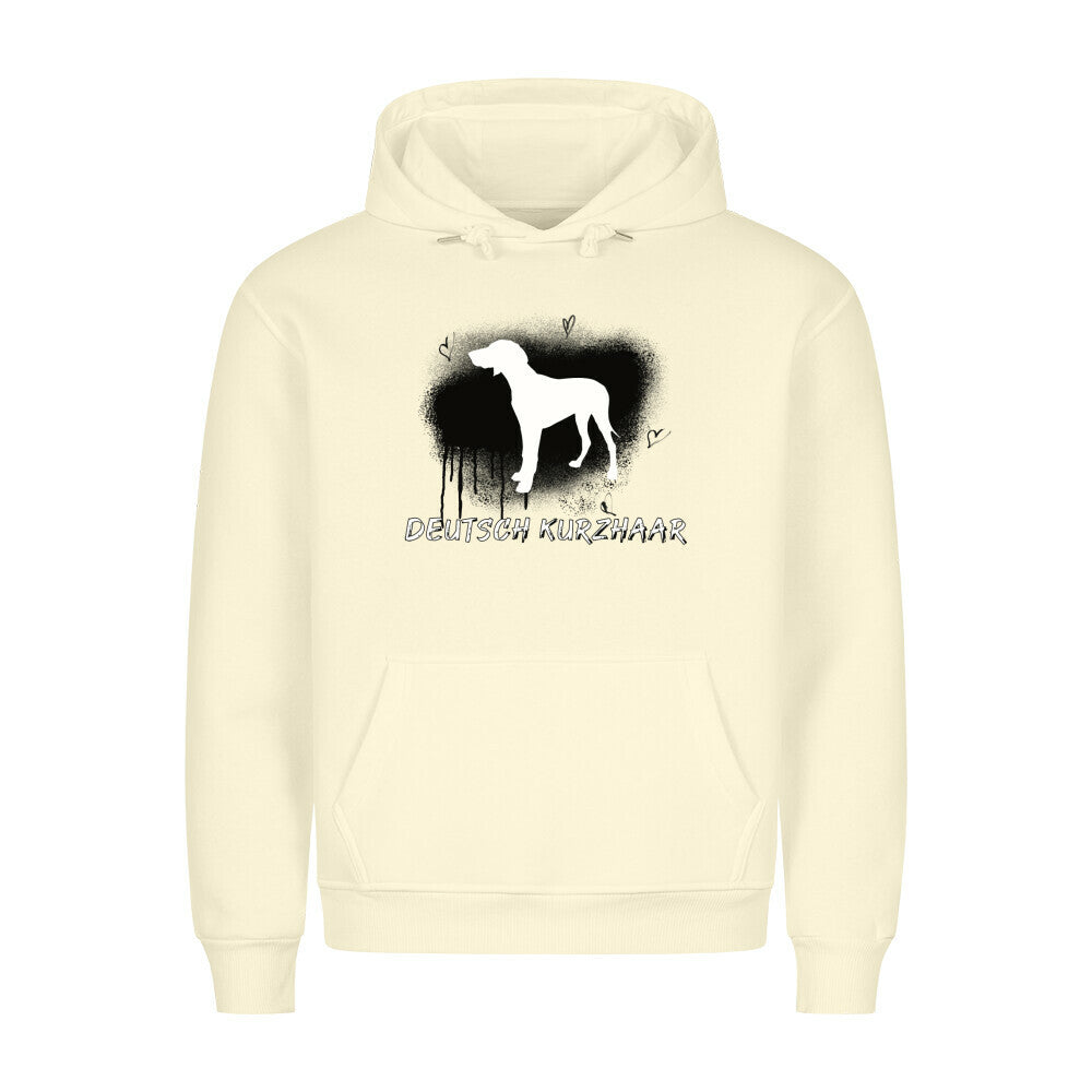 Premium Hoodie "Deutsch Kurzhaar - Brush" Beige – hunde-shirt.de