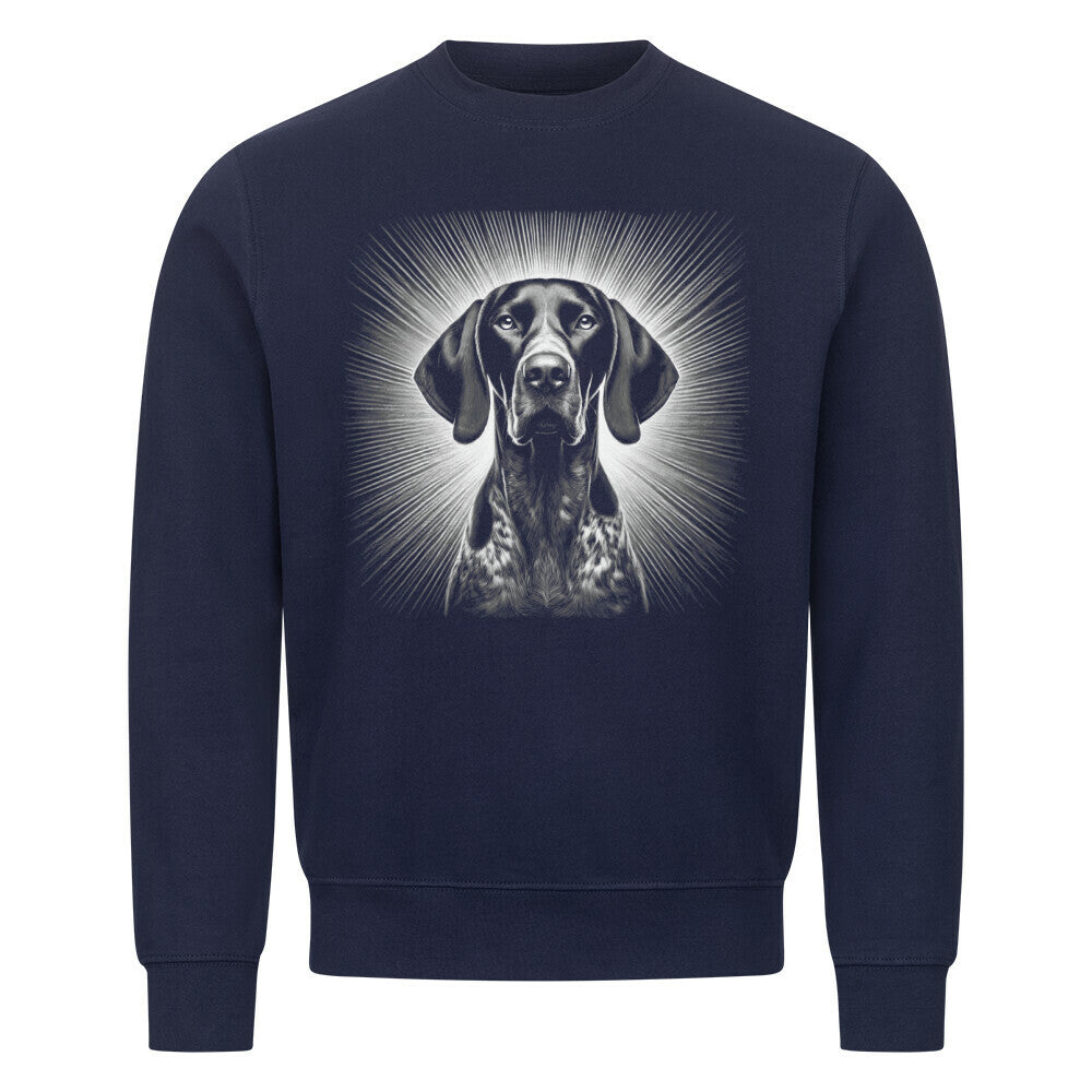 Premium Sweatshirt "Deutsch Kurzhaar - Bright" Navy Blue – hunde-shirt.de