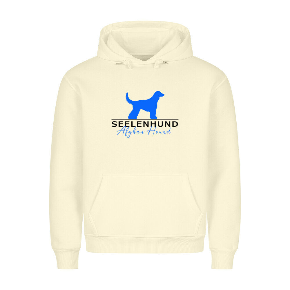Premium Hoodie "Afghanischer Windhund - Seelenhund" Beige – hunde-shirt.de