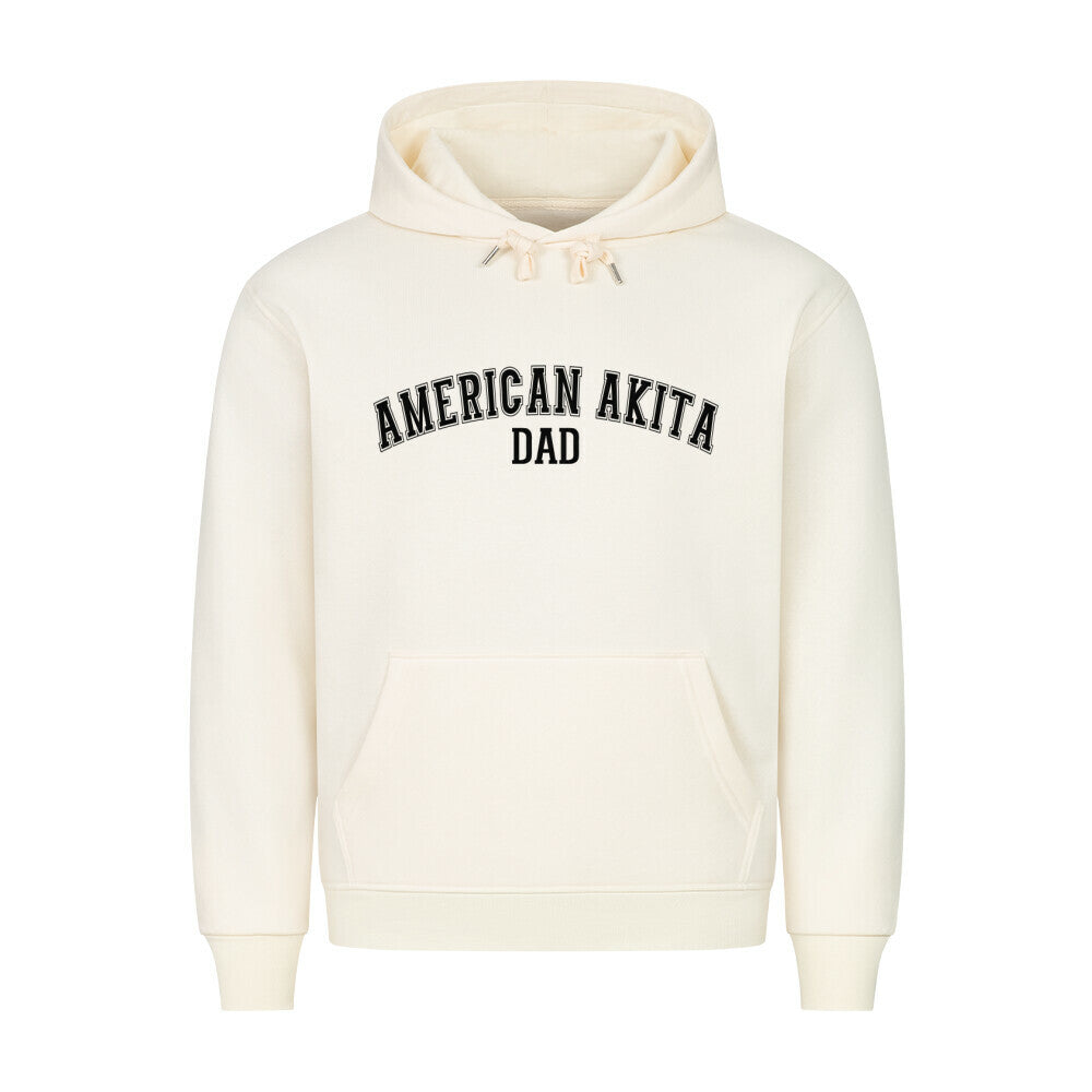 Premium Hoodie "American Akita - DAD" Beige – hunde-shirt.de