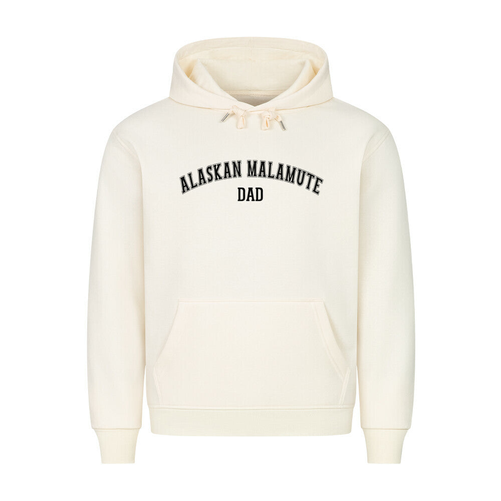 Premium Hoodie "Alaskan Malamute - DAD" Beige – hunde-shirt.de