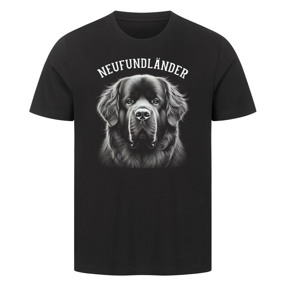Premium T-Shirt "Neufundländer - Pure" Schwarz – hunde-shirt.de