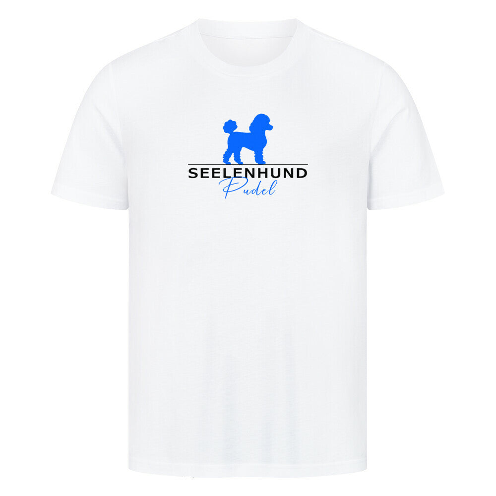 Premium T-Shirt "Pudel - Seelenhund" Weiß – hunde-shirt.de