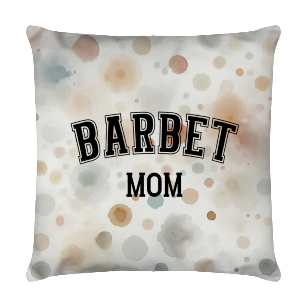 Kissen "Barbet - MOM" Weiß – hunde-shirt.de