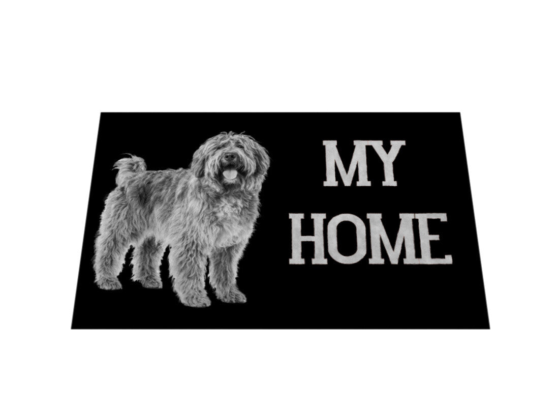 Fußmatte "Bergamasco - MY HOME II" – hunde-shirt.de