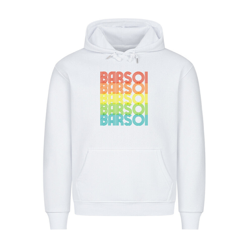 Premium Hoodie "Barsoi - RETRO" Weiß – hunde-shirt.de