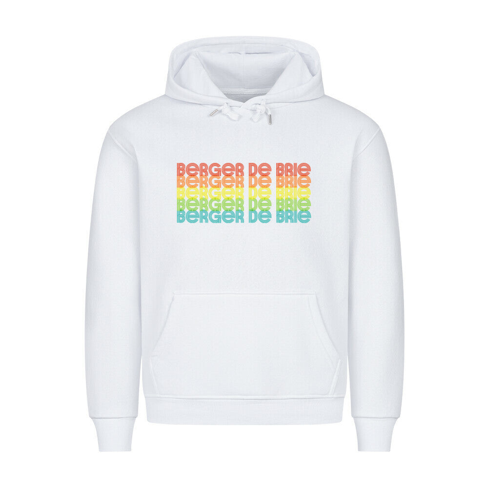 Premium Hoodie "Briard - RETRO" Weiß – hunde-shirt.de
