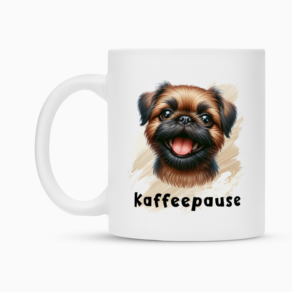 Tasse "Brüsseler Griffon - Kaffeepause" – hunde-shirt.de