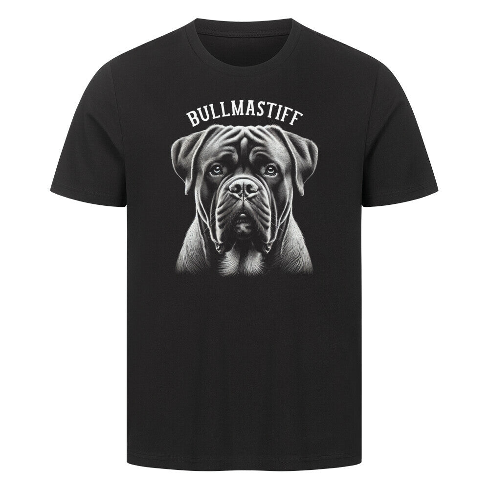 Premium T-Shirt "Bullmastiff - Pure" Schwarz – hunde-shirt.de