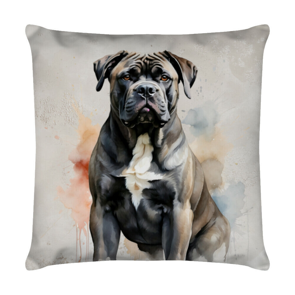 Kissen "Cane Corso - Proud" Weiß – hunde-shirt.de
