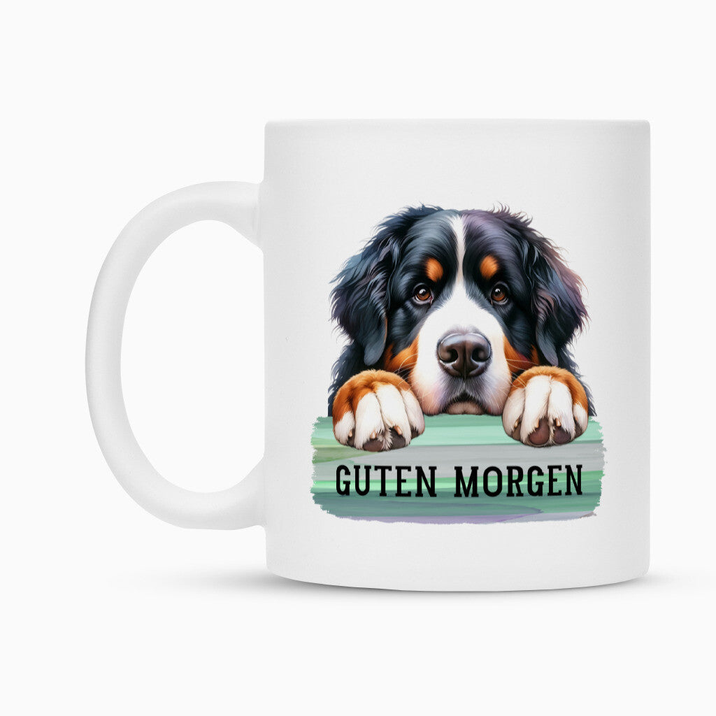 Tasse "Berner Sennenhund - Guten Morgen" – hunde-shirt.de