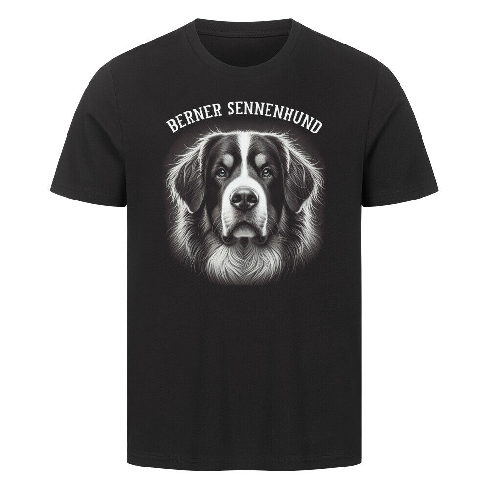 Premium T-Shirt "Berner Sennenhund - Pure" Schwarz – hunde-shirt.de