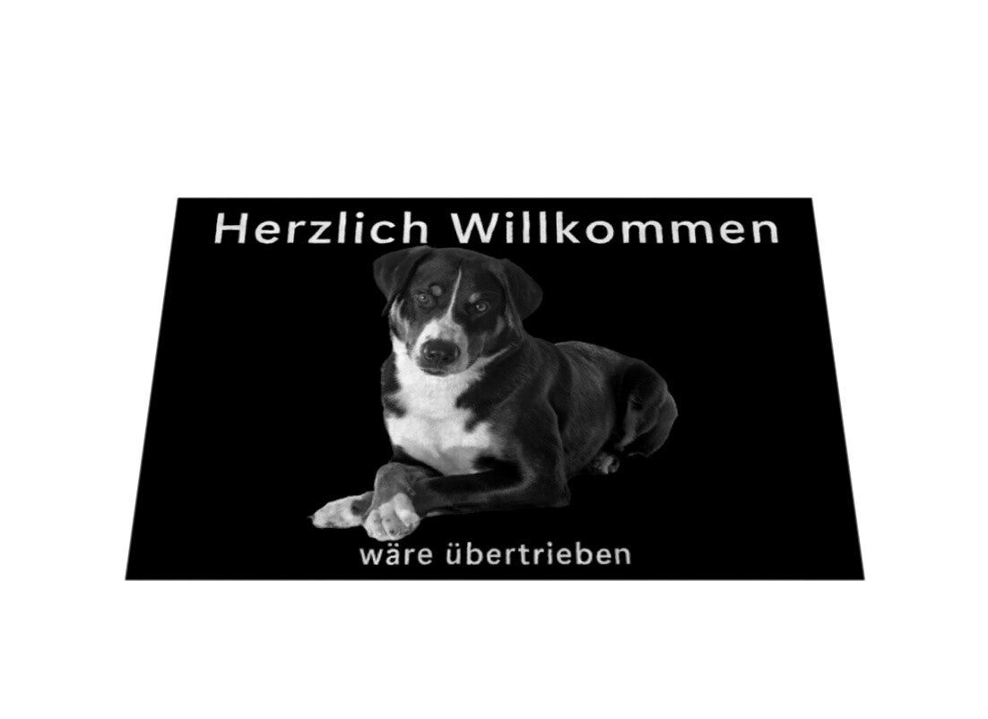 Fußmatte "Appenzeller Sennenhund - Übertrieben" – hunde-shirt.de