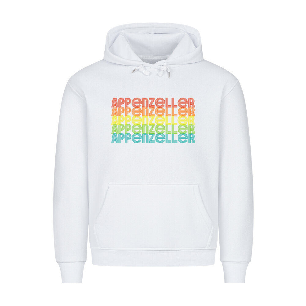 Premium Hoodie "Appenzeller - RETRO" Weiß – hunde-shirt.de