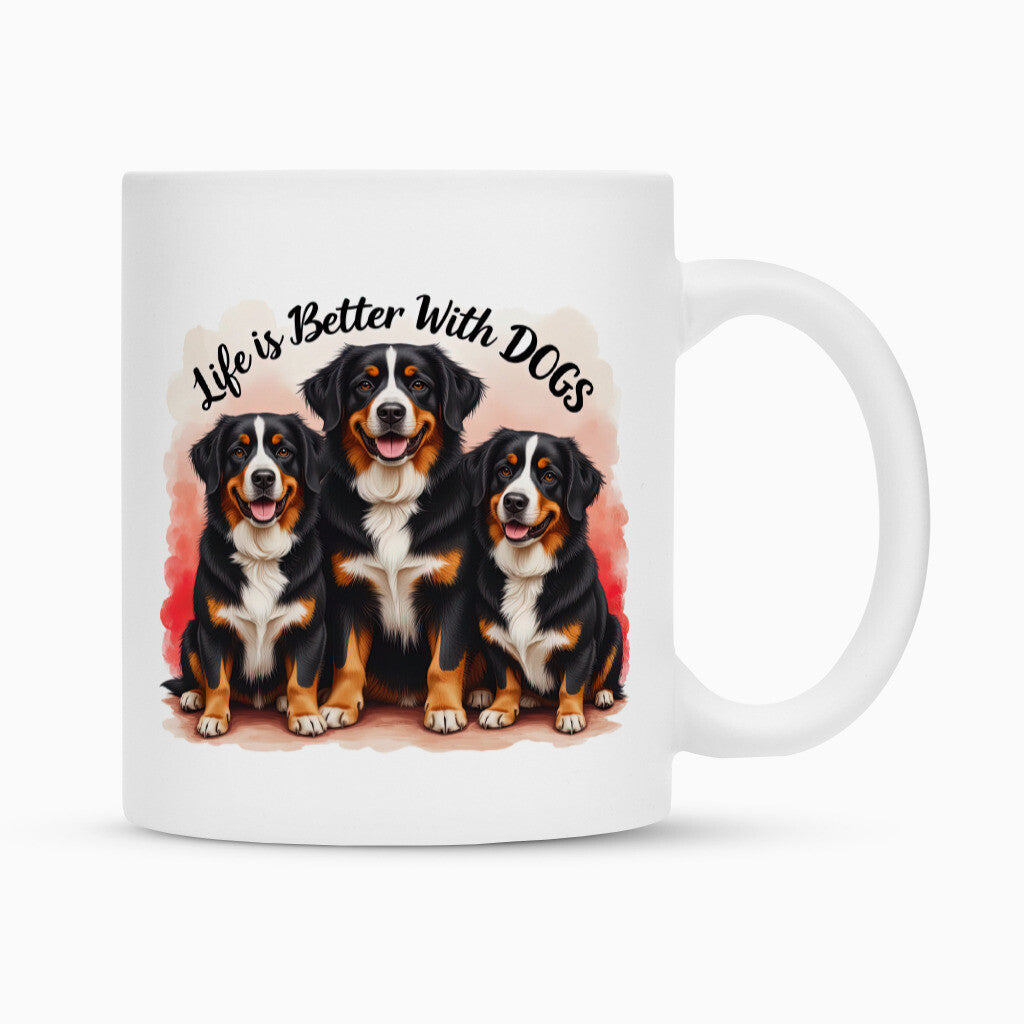 Tasse "Berner Sennenhund - Better" Weiß – hunde-shirt.de
